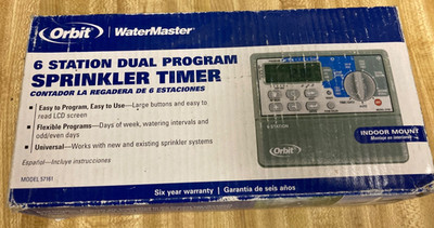 Orbit 6 Station Easy-Set Logic Indoor/Outdoor Sprinkler Irrigation Timer 27999