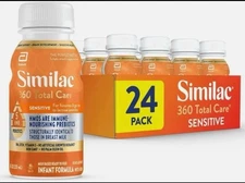 Similac (24-Pack) 8oz 360 Total Care Sensitive Ready to Feed Formula Exp 4/2026