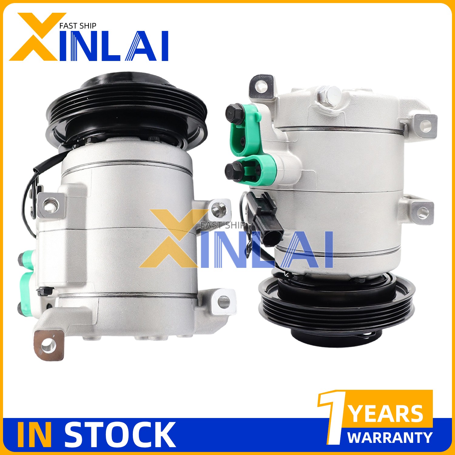 Fits For Kia K2500 K2700 Hyundai H-1 VAN PORTER II H-100 AC Compressor