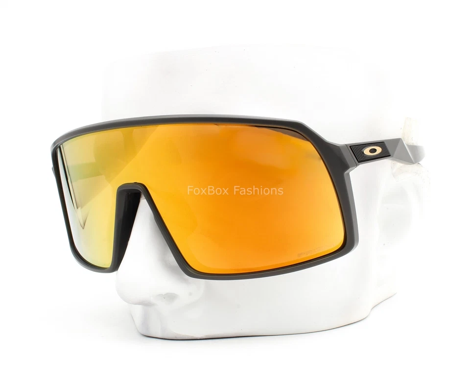 Gafas de sol Oakley Sutro Shield OO9406-0537 mate carbono Prizm oro 24K con estuche