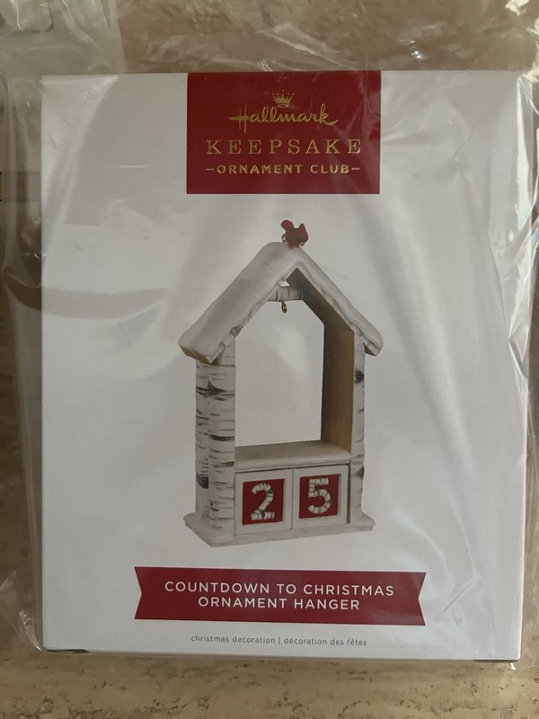 Hallmark 2022 Countdown To Christmas Ornament Hanger Mint in Box Exclusive New