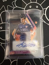 Lucho Acosta Auto Black /10 Topps Certified 2023