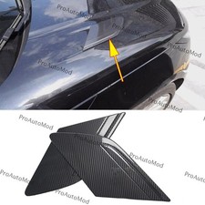 Carbon Fiber Front Hood Vent Cover Trim For Land Rover Range Rover Sport 2023-25