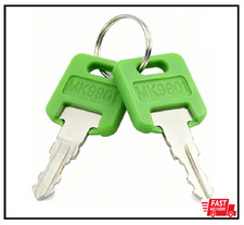 MK9901 RV Keys 6601 (2 Pack) – Camper Replacement Key and Green Master... 