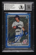 BAS 2020 Bowman Mega Box Blue Mojo Refractor Anthony Volpe BGS Authentic ow6