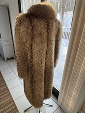 Vintage Raccoon Fur Coat Finnish Finland Size S GORGEOUS