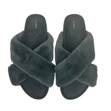Birdies The Robin Faux Fur Slipper Sz 10