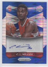 2014-15 Panini Prizm Auto Blue Pulsar Prizm 114/249 CJ Wilcox #100 Auto 6ja
