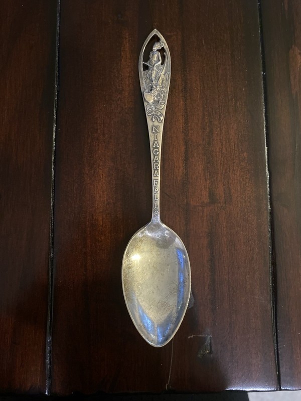 Sterling Silver (.925) Niagara Falls Indian Legend Souvenir Spoon