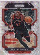 2021-22 PRIZMS SILVER WAVE PASCAL SIAKAM INDIANA PACERS **PACK FRESH** #4417