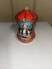 Wizard of Oz Porcelain Music Box Ardleigh Elliott Revolving Heirloom #A1266 Red