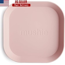Non Toxic Kids Plates Set 2 Durable Microwave Safe Lightweight Modern Design New