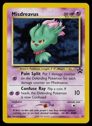 Misdreavus 39/53 Wizards Black Star Promo