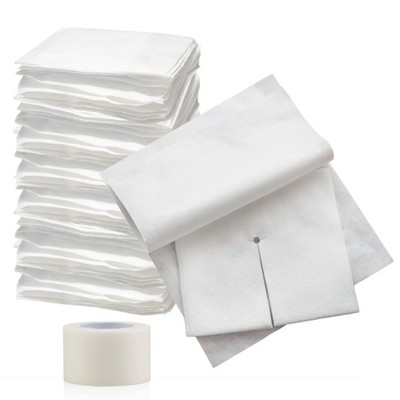 Split Drain Sponge Gauze 2x2 Sterile 6 Ply Pads [Pack of 70] Absorbent Precut...