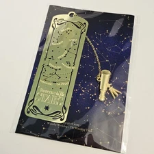 Written in the Stars Metal Book Mark from the Wizarding Trunk Harry Potter