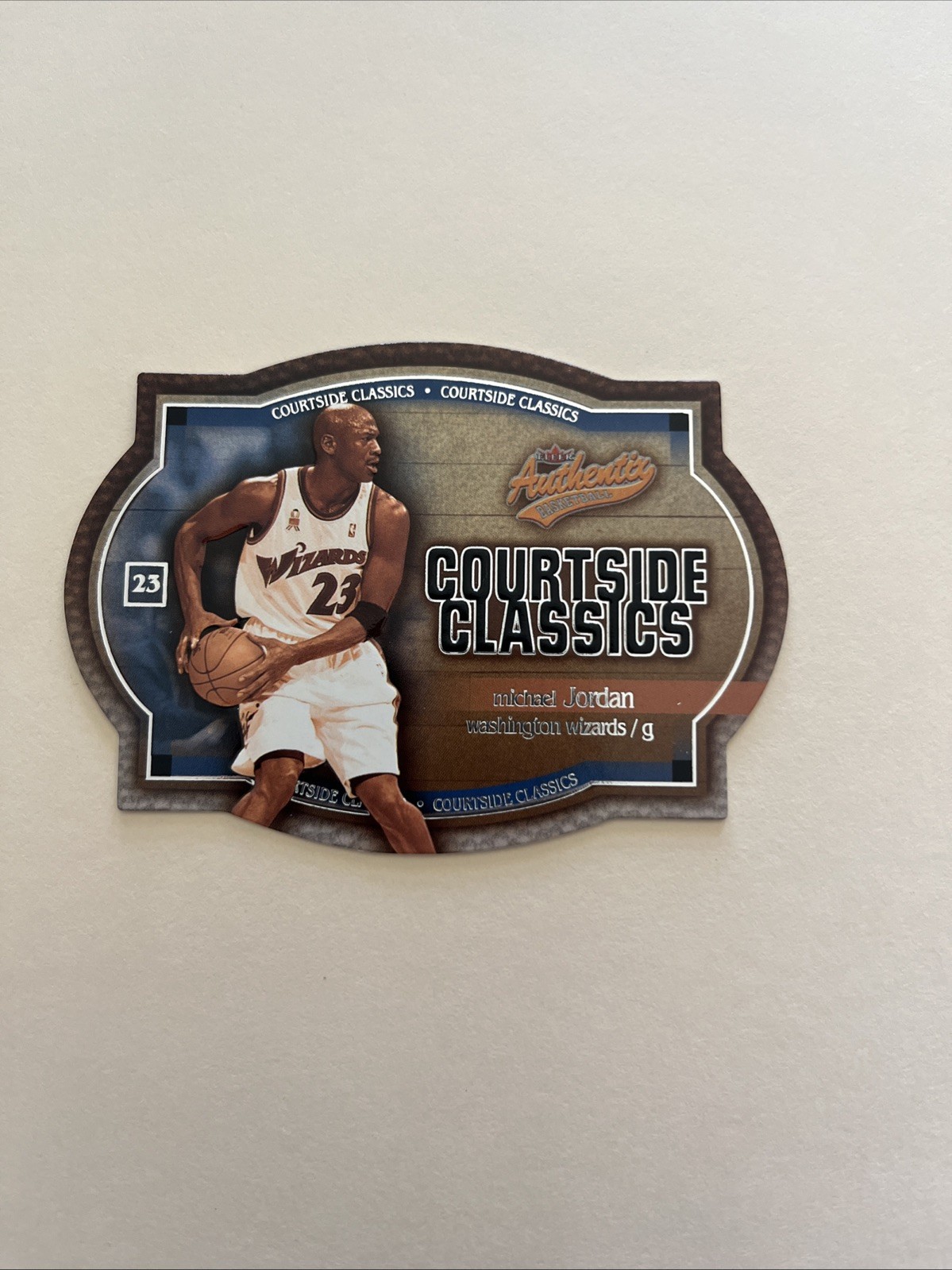 2002-03 Fleer Authentix - Courtside Classics Michael Jordan #5 CC Silver /750