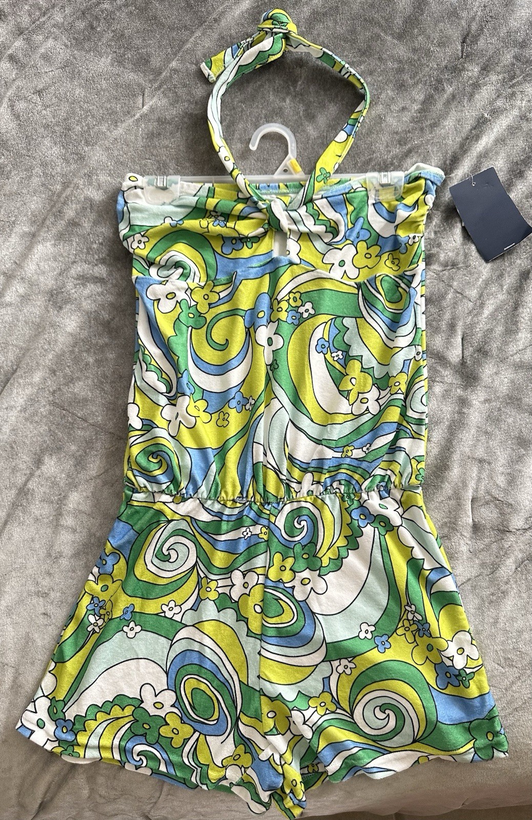 Cherokee Summer Green One Piece Romper For Women Size Medium NEW