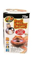 NEW ZOO MED 100W REPTI BASKING SPOT LAMP NEW IN BOX 75W 2000 Hours