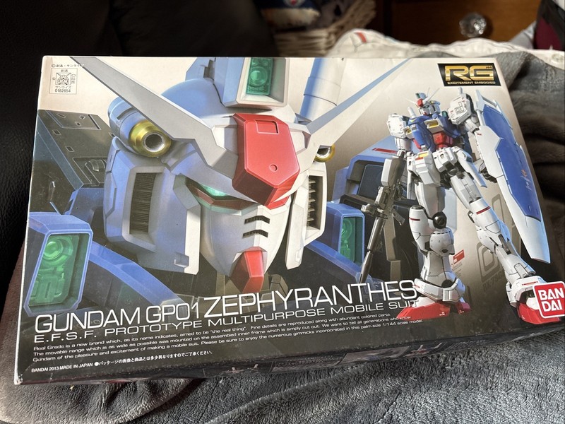 Gundam GP01 Zephyranthes RG 1/144 Gunpla Kit Real Grade New! | GD UK