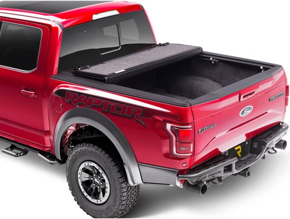 Fusion Hard Trifold Fits 2021-2024 Ford F150/Raptor/Lightning 5'7 Paint Code A3 Foto 3 de 4