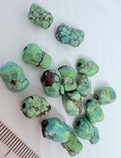 Natural Turquoise 10mm Beads Qty:15