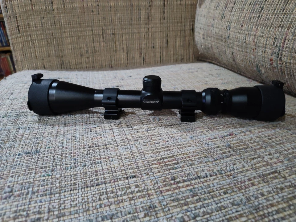 Rifle Scope BARSKA 3-9x40 with mounts Foto 2 de 3