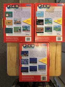 Sega Pico Storyware Lot of 3 Winnie the Pooh Mickey Mouse Ecco Jr Age 3-7 Disney