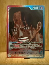 ONE PIECE Card Portgas D Ace L Alt Art OP13-002 Carrying on His Will JP