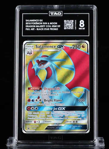 TAG 8 Salamence GX Dragon Promo SM139 Majesty Collection Sun & Moon Pokemon
