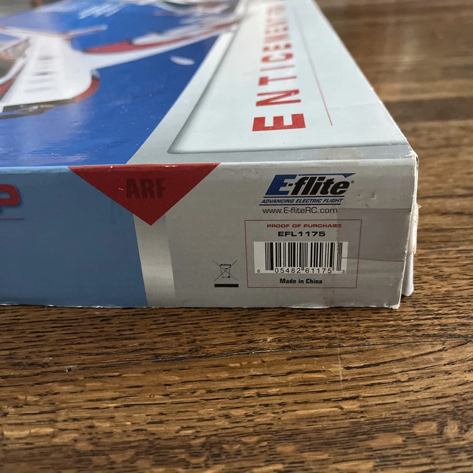 E-Flite Enticement F3P ARF Model Airplane NIB Plane Airplane Fun Box Wear - Image 4 of 4