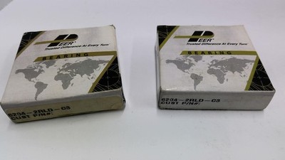 Peer 6204-2RLD-C3 Bearing Lot Of 2