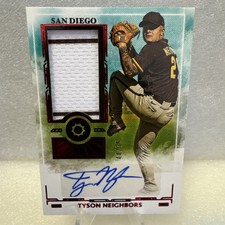2025 Boys of Summer Tyson Neighbors Prospect Material Jersey Auto Red  /75