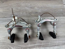 Vintage Road Bike Weinmann 750 Center Pull Brake Caliper Set Long Red Label