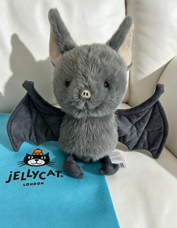 Jellycat Ooky Bat Soft Plush BNWT Halloween Collectible Toy