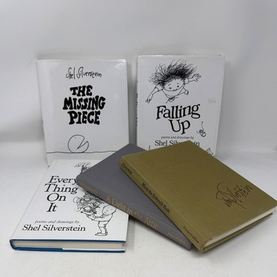 Shel Silverstein Hardcover Book Lot 5 Titles Kids Poetry Mixed Colors Excellent