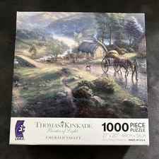 Ceaco Thomas Kinkade Emerald Valley 1000 Piece Jigsaw Puzzle New Sealed