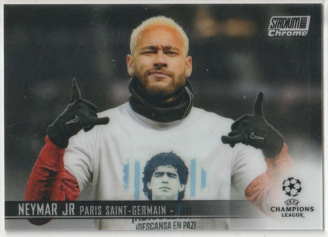 2020-21 Topps Stadium Club Chrome UEFA Champions League - Neymar Jr #89