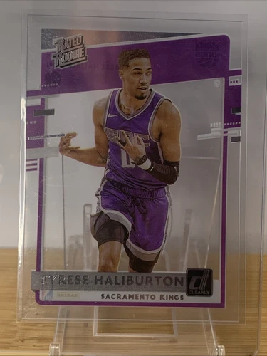 2020-21 Panini Clearly Donruss - Rated Rookie Tyrese Haliburton #75 (RC)