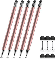 Stylus 5 Pcs , 2-In-1 Stylus Pen for Touchscreen, High Precision and Sensitivit