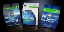 Lot of 3 New Leggs Sheer Energy Pantyhose Sheer Panty  Toe B Nude Revitalizing
