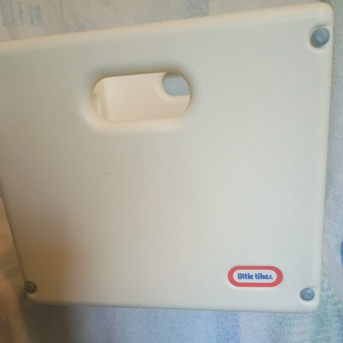 Little Tikes  White Book Case Storage Bin Cube Cubby 10.5 x 10.5 x 9.5