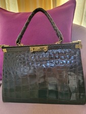 SCHNÄPPCHEN Krokodil Leder Handtasche