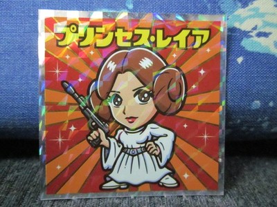 Star Wars Bikkuriman Princess Leia No. 6 Lotte Sticker 2015 EP 4 5 6 Japan