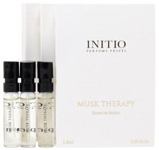 INITIO MUSK THERAPY EDP 1.5ml .05fl oz x 3 COLOGNE PERFUME SPRAY SAMPLES