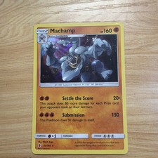 Carta Pokemon Machamp 65/145 Rara Cosmos Holo Sole e Luna Guardiani Rising 2017