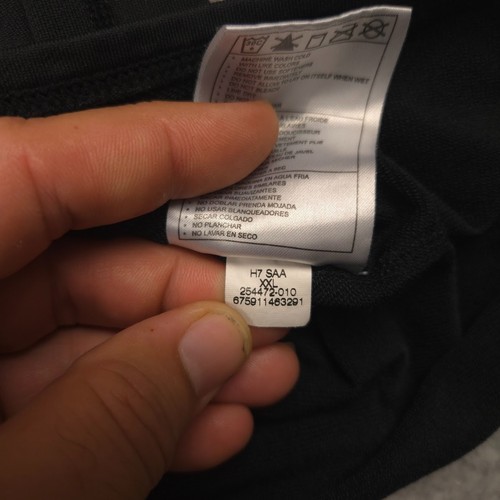 Nike Team NikeFIT Mock Neck Base Layer Shirt Men XXL Black Long Sleeve Stretch - Picture 11 of 14