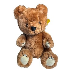 Vintage Dakin THEODORE Brown Teddy Bear Plush Jointed 1981 Stuffed Animal 12  