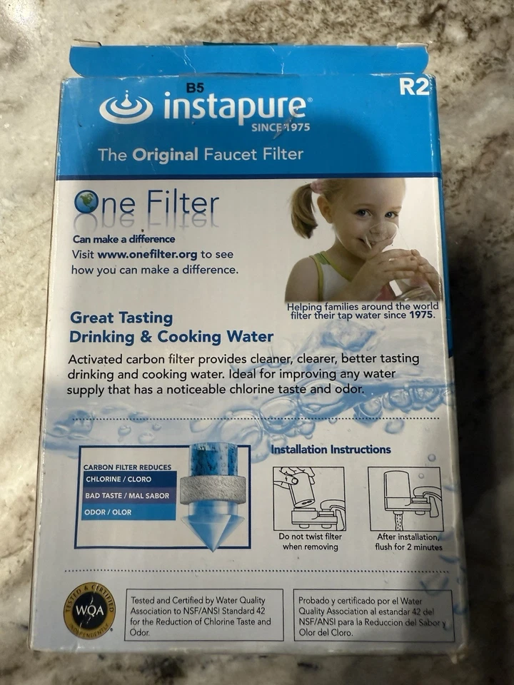 Instapure 4 Pack R2 Replacement Faucet Filter Fits F2 & F5 New! - Image 2 of 3