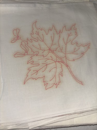 Lot Of Complete And Incomplete Color Block Patterns Cotton Floral Leaf Pattern - Picture 6 of 11