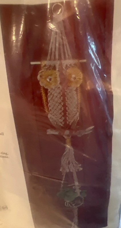 Athena Crafts Owl Macrame Kit /1977